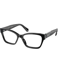 Swarovski - Sk2013 1010 Optical Frames Acetate Transparent Squared Normal - Lyst