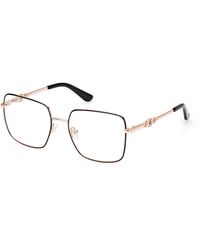Guess - Gu2953 005 Optical Frames Metal Squared Normal - Lyst