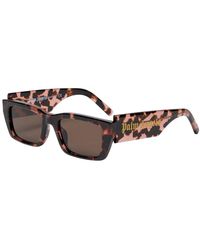 Palm Angels - Peri006 Palm 3064 Dark Sunglasses Acetate Squared Normal - Lyst