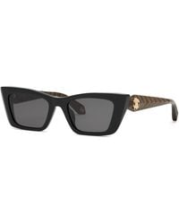 Roberto Cavalli - Src169M 700 Sunglasses Acetate Smoke Cat Eye Normal - Lyst