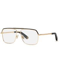 Philipp Plein - Vpp085M Pure Plein 302 Optical Frames Metal Squared - Lyst
