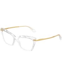 Dolce & Gabbana - Dg5025 3133 Optical Frames Nylon Cat Eye Normal - Lyst