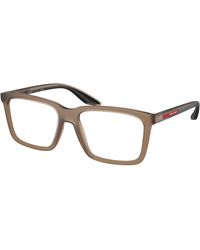 Prada Linea Rossa - Ps 03Sv 29F1O1 Optical Frames Injected Squared Normal - Lyst