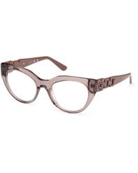 Guess - Gu50323 059 Optical Frames Acetate Cat Eye Normal - Lyst
