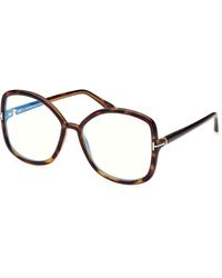 Tom Ford - Ft5814-B 052 Optical Frames Injected Geometric Normal - Lyst