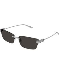 Balenciaga - Bb0487S 001 Sunglasses Metal Cat Eye - Lyst
