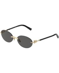 Tiffany & Co. - Tf3104D 6216S4 Sunglasses Metal Round Normal - Lyst