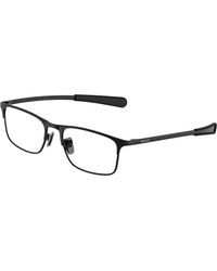 Moncler - Me1014 1001 Optical Frames Metal Transparent Squared Normal - Lyst