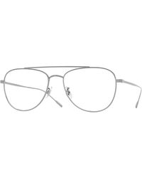 Oliver Peoples - Ov1363T Stilson 5036 Optical Frames Titanium Transparent Pilot Normal - Lyst