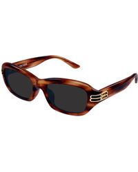 Balenciaga - Bb0471Sk 005 Sunglasses Acetate Squared - Lyst