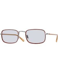 Oliver Peoples - Ov1366T Brymer 5036 Optical Frames Titanium Squared Normal - Lyst