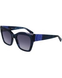 Longchamp - Lo762S 407 Sunglasses Acetate Squared Normal - Lyst