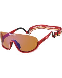 Carrera - Eyedra 0Z3/Dp Sunglasses Polyamide Mask Normal Mirrored - Lyst