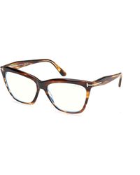Tom Ford - Ft6064-B 055 Optical Frames Acetate Cat Eye Normal - Lyst