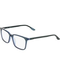 Nike - 7184 446 Optical Frames Acetate Squared Normal - Lyst