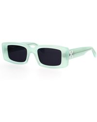Off-White c/o Virgil Abloh - Oeri016 Arthur 5907 Dark Sunglasses Acetate Squared Normal - Lyst