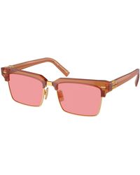 Miu Miu - Mu 10Zs 15T1D0 Sunglasses Acetate Squared Normal - Lyst
