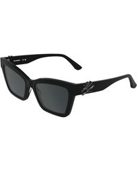 KARL LAGERFELD - Kl6220S 001 Sunglasses Acetate Squared Normal - Lyst