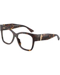 Jimmy Choo - Jc3062U 5002 Optical Frames Acetate Transparent Squared Normal - Lyst