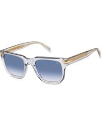 David Beckham - Db 7118/S 63M/08 Sunglasses Acetate Light Squared Shaded - Lyst