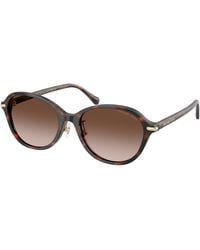 Michael Kors - Mk2289D Dehli 403913 Sunglasses Acetate Round Normal Nuanced - Lyst