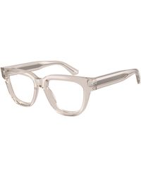 Emporio Armani - Ea3281 6363 Optical Frames Acetate Transparent Geometric Normal - Lyst
