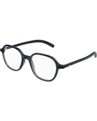 Montblanc - Mb0387O 001 Optical Frames Transparent Round - Lyst