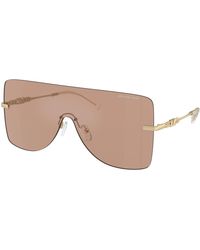 Michael Kors - Mk1148 London 1014Vl Sunglasses Metal Squared Normal Mirror - Lyst