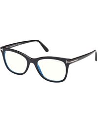 Tom Ford - Ft5986-B 001 Optical Frames Acetate Squared Normal - Lyst