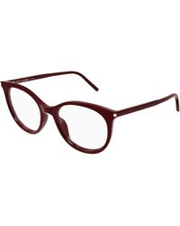 Saint Laurent - Sl 891 005 Optical Frames Acetate Transparent Cat Eye - Lyst