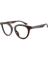 Giorgio Armani - Ar7289U 6124 Optical Frames Acetate Transparent Round Normal - Lyst