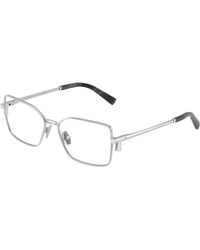 Tiffany & Co. - Tf1180 6001 Optical Frames Metal Transparent Squared Normal - Lyst
