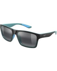 Maui Jim - Mj0897S 001 Occhiali Da Sole Iniettato Grigio Squadrata - Lyst