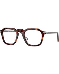 Persol - Po3292V 24 Optical Frames Acetate Transparent Squared Normal - Lyst
