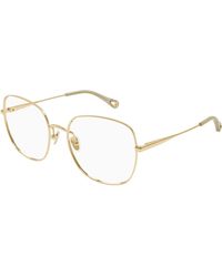 Chloé - Ch0345O 003 Optical Frames Metal Transparent Geometric - Lyst