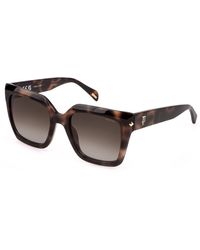 Police - Splr26 New Dawn 4 01Gq Sunglasses Acetate Squared Normal Shaded - Lyst