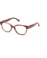 Max Mara - Mm5229 068 Optical Frames Acetate Round Normal - Lyst