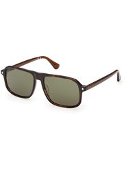 Web - We0396 56N Sunglasses Acetate Squared Normal - Lyst