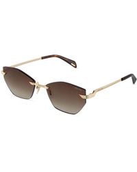 Police - Splu10 Electra 2 300Y Sunglasses Metal Geometric Normal Nuanced - Lyst