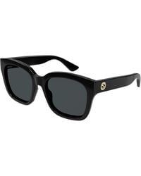 Gucci - Gg1338S 001 Sunglasses Plastic Squared - Lyst