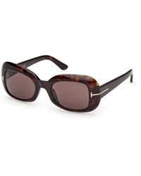 Tom Ford - Ft1347 Paloma-02 52E Sunglasses Acetate Squared Normal - Lyst