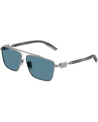 Dolce & Gabbana - Dg2336 04/80 Sunglasses Metal Squared Normal - Lyst