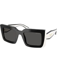 Prada - Pr D01S 20G08Z Sunglasses Acetate Squared Normal - Lyst