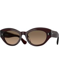 Oliver Peoples - Ov5615Su Lerrue 1817Gn Sunglasses Acetate Round Polarized Nuanced - Lyst