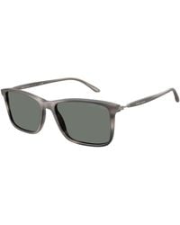 Giorgio Armani - Ar8218 616611 Sunglasses Acetate Squared Normal - Lyst