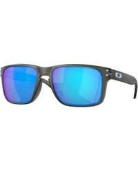 Oakley - Oo9102 Holbrook 9102X5 Sunglasses Plastic Light Squared Polarized Mirror - Lyst