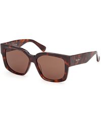 Max Mara - Mm0145 Glimpse-7 52E Sunglasses Acetate Round Normal - Lyst
