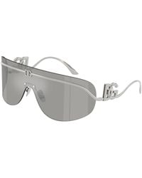 Dolce & Gabbana - Dg2320 05/6G Sunglasses Metal Pillow Mirrored - Lyst