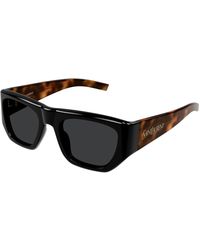 Saint Laurent - Sl 740 004 Sunglasses Acetate Squared - Lyst