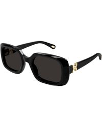 Chloé - Ch0333S 001 Sunglasses Acetate Squared - Lyst